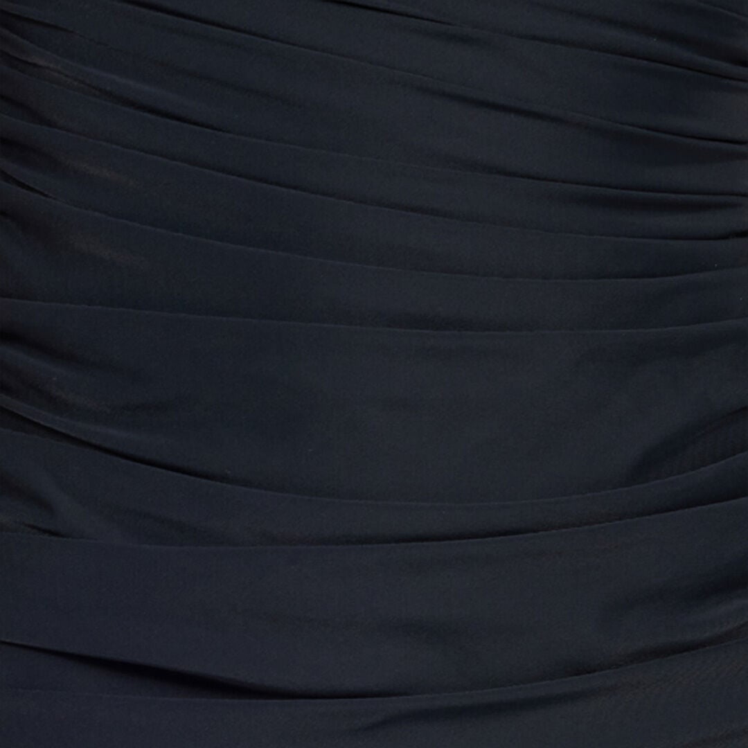 RC Black Mini Dress With Ruffles RC Black Mini Dress With Ruffles Черный VWT152-LL002