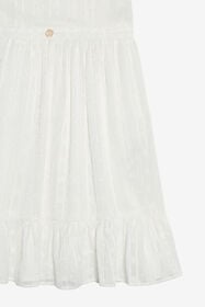JU White Dress with Short Sleeves OPTICAL WHITE WJT10N-DJ001