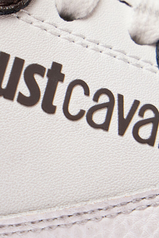 JC White Leather Sneakers With Contrast Inserts JC White Leather Sneakers With Contrast Inserts 899+900+127 VFS068-VF526
