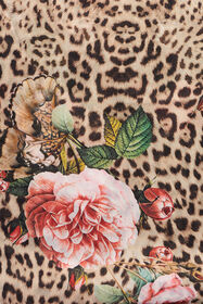 RC Foulard Con Stampa Jaguar Roses NATURAL XQI003-HZT24