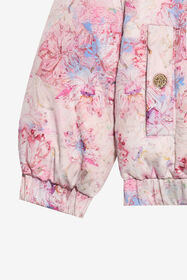 JU Chaqueta rosa con cuello de pelo sintético CALICAN/PH XJT40J-5RS59