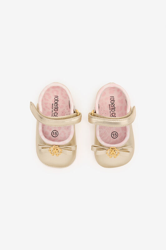 JU Mary Janes With RC Monogram PLATINUM/PINK TJS00E-ZCJ03