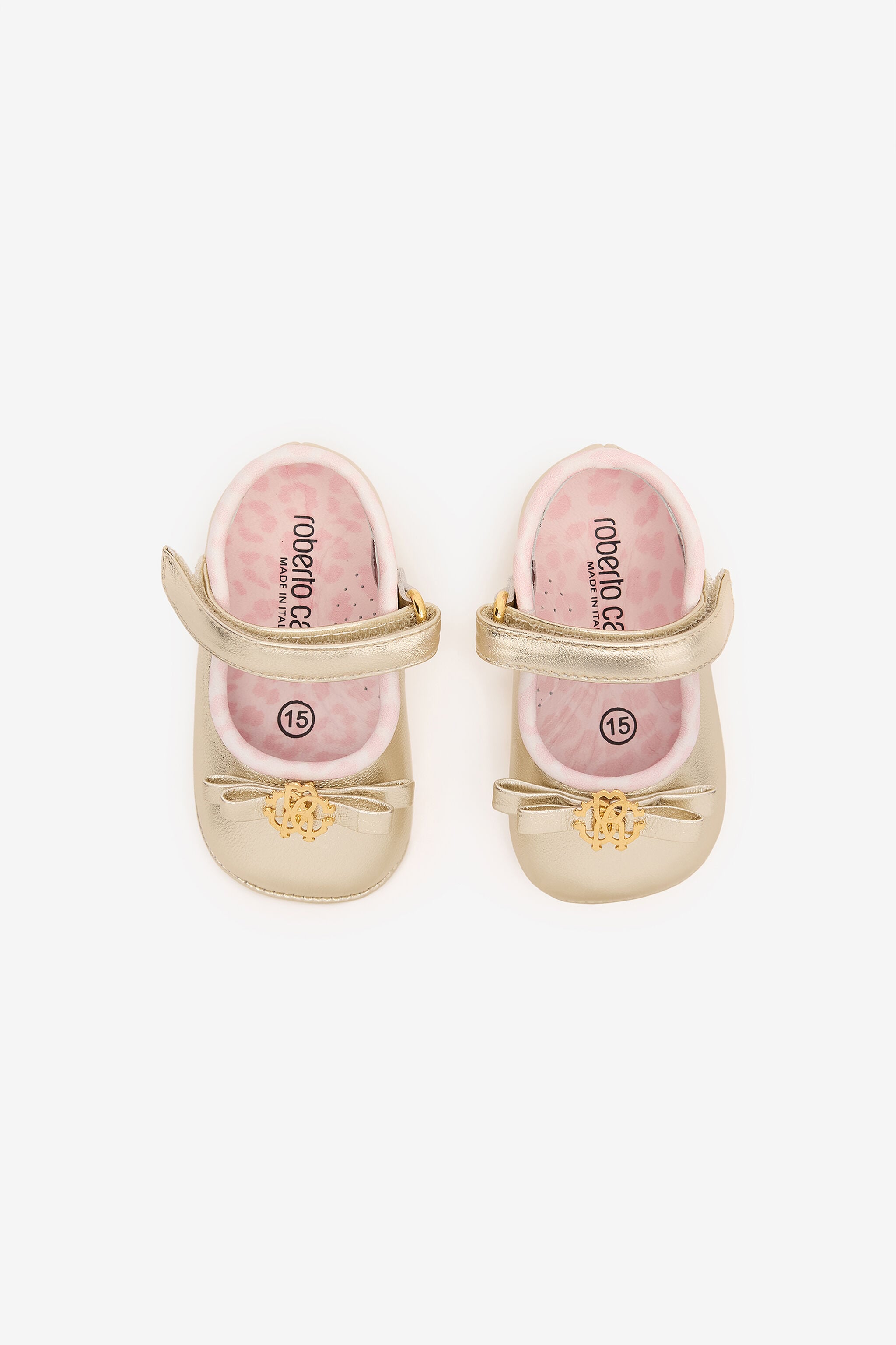 JU Mary Janes With RC Monogram PLATINUM/PINK TJS00E-ZCJ03