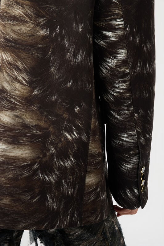 RC Giacca Con Stampa Silver Fur RC Giacca Con Stampa Silver Fur BLACK/BEIGE XWT400-NVT79
