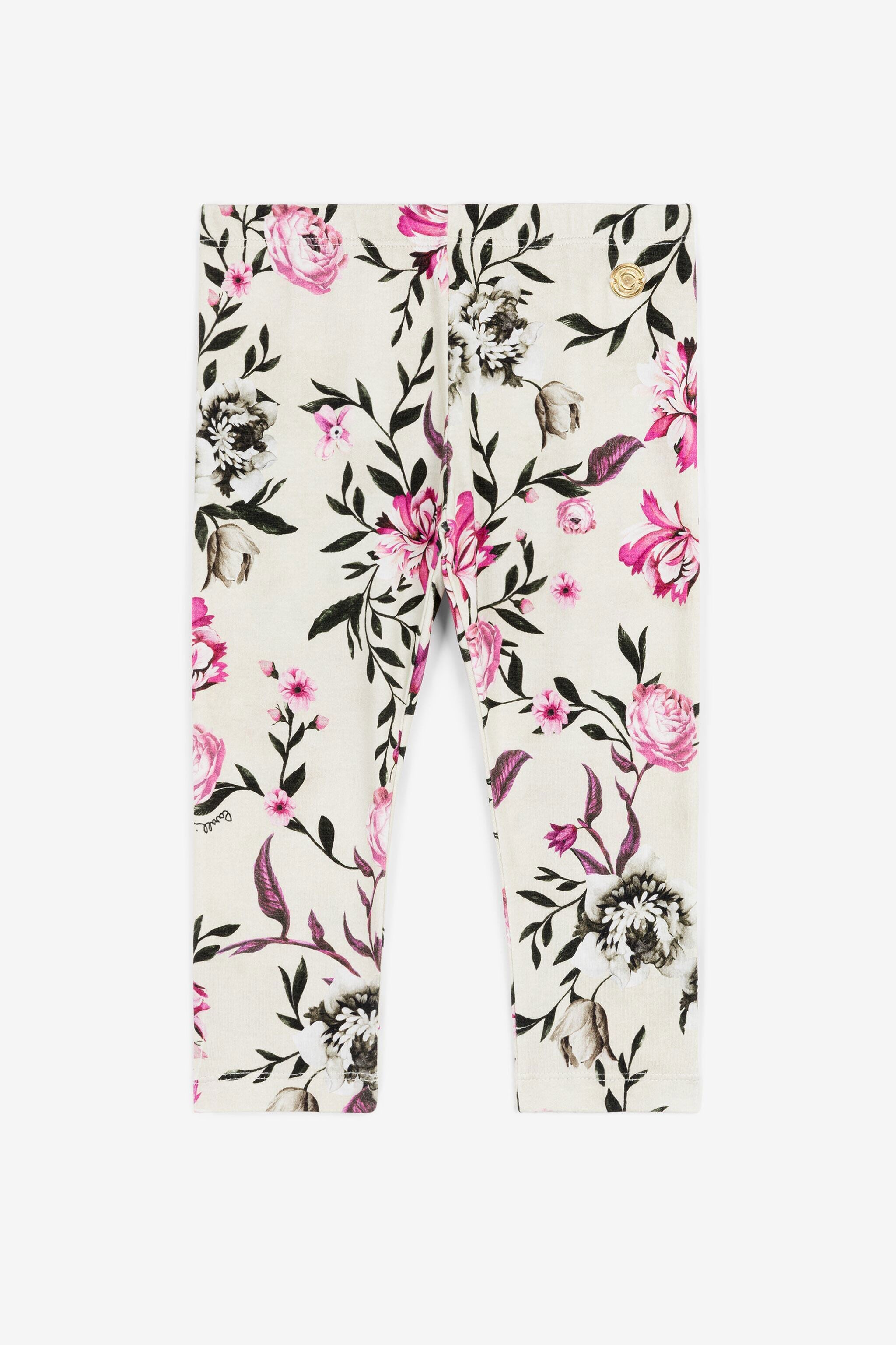 JU Flower-Print Leggings JU Flower-Print Leggings Pink OJT274-ISA2J