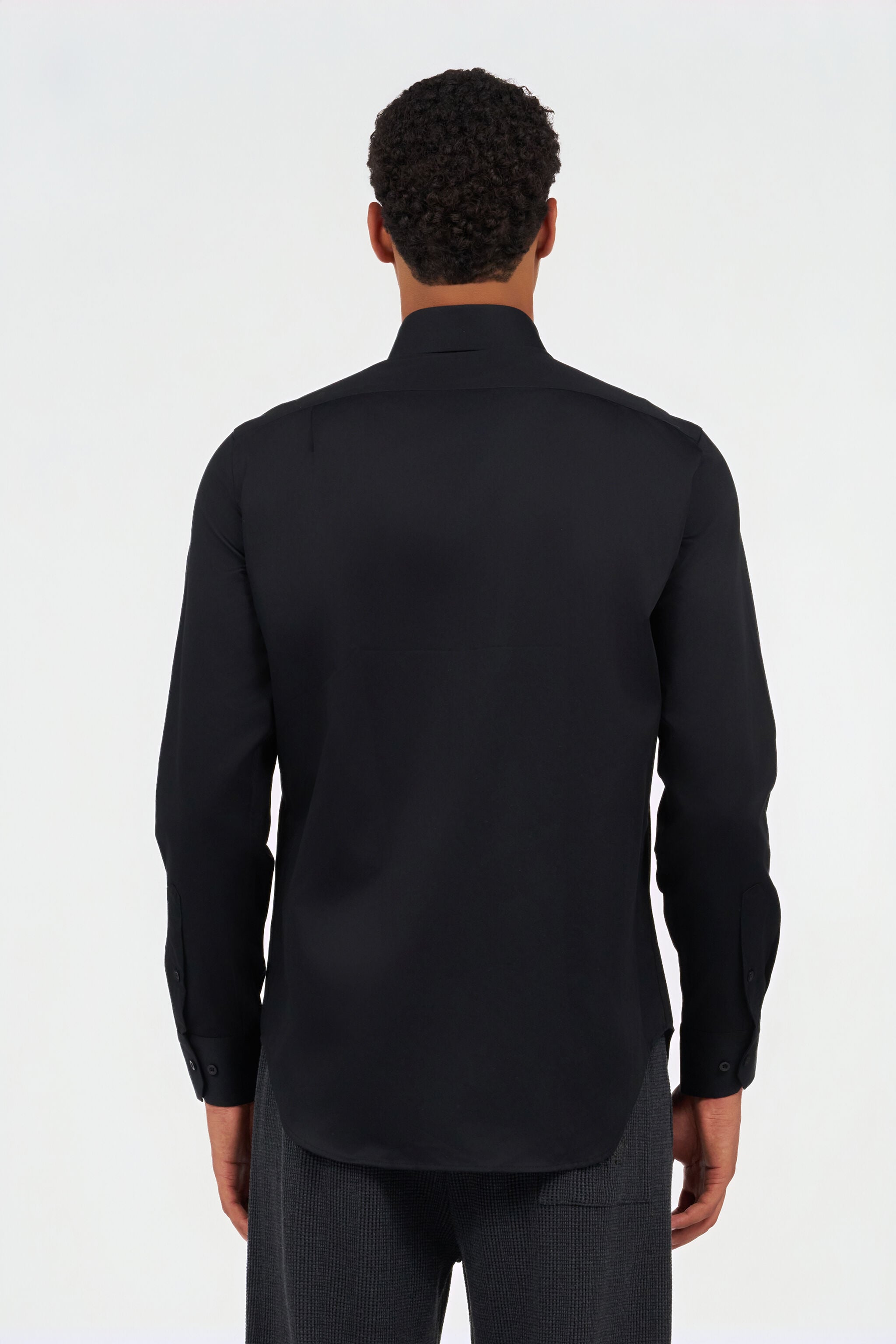 RC Black Shirt With Monogram RC RC Black Shirt With Monogram RC BLACK QOT70G-RD054