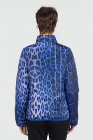 CL Bomber in Leopard Print Leo Natural Blue/Blu RXT40A-SB001