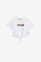 JC T-shirt Crop Blanc avec Logo WHITE WFT63Y-JD005