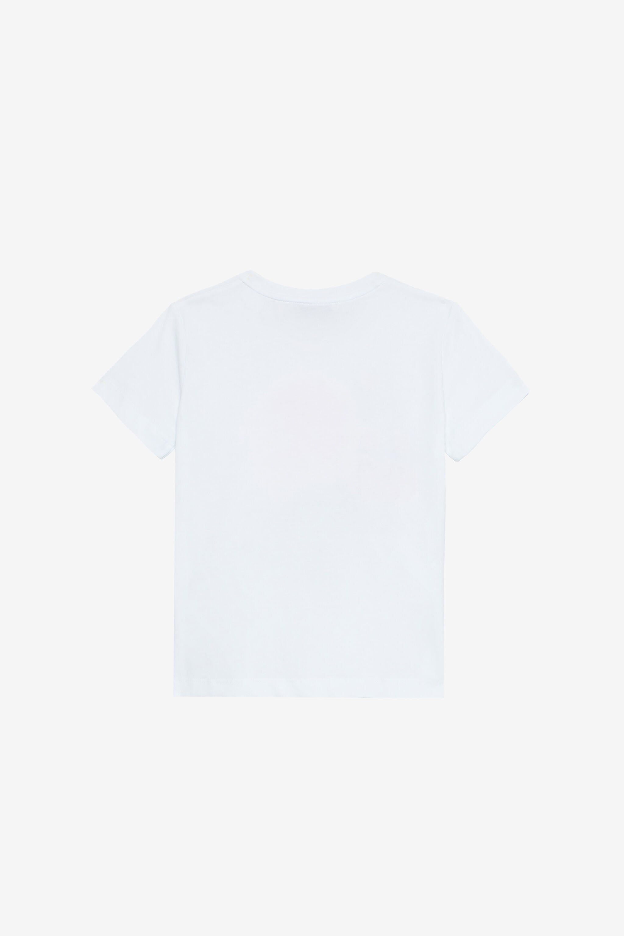 JU T-Shirt With Rose And Logo Print JU T-Shirt With Rose And Logo Print White UJT62A-JD001