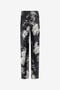 RC Pantalon en soie avec imprimé Fiammingo Flowers BLACK/GREY XWT201-SZT77