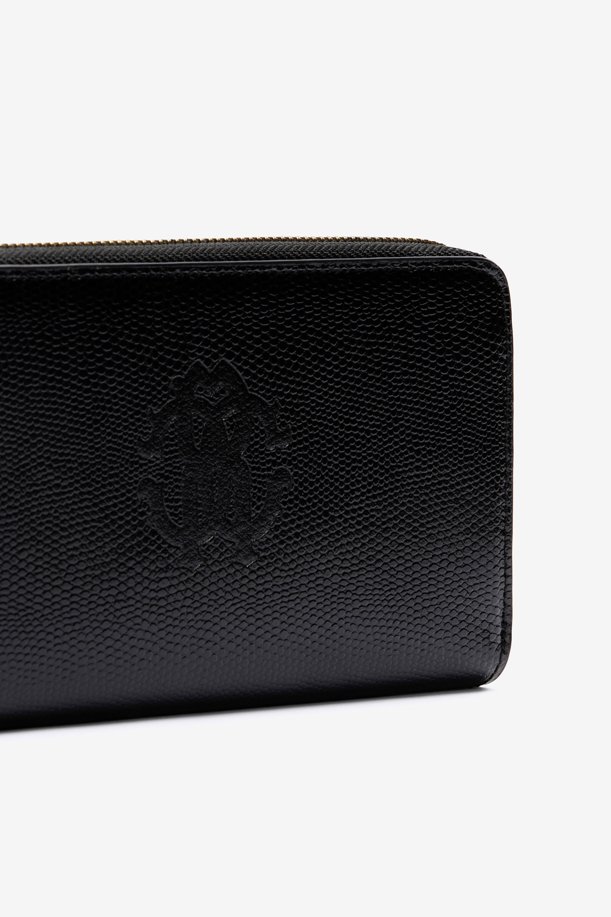 RC Leather Wallet with Monogram RC RC Leather Wallet with Monogram RC Black OOA00B-PZ015