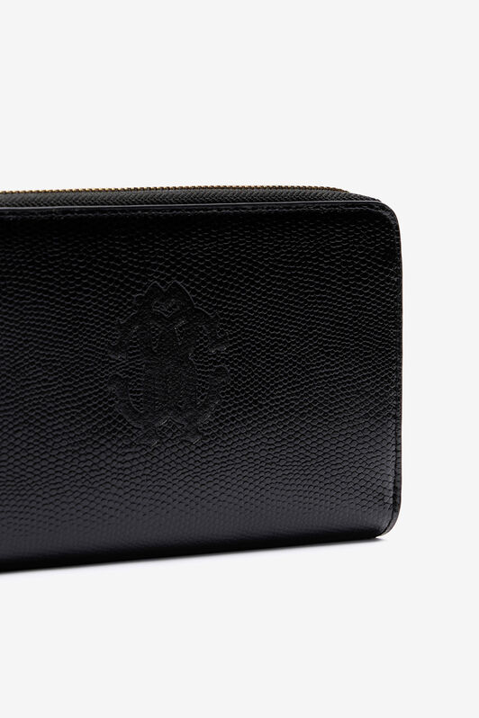 RC Leather Wallet with Monogram RC RC Leather Wallet with Monogram RC Black OOA00B-PZ015