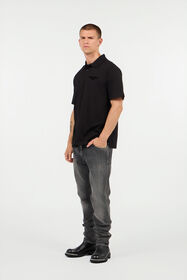 JC Schwarzes Poloshirt Mit Gesticktem Logo BLACK UFT015-UF035