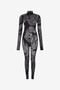 RC Jumpsuit With Openwork Pattern RC Jumpsuit With Openwork Pattern Black VKT10B-MA001