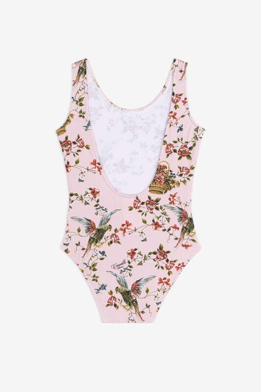 JU Traje de baño con estampado Floral JU Traje de baño con estampado Floral Rosa OJW003-LL011