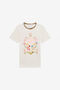 JU T-Shirt Avec Imprimé Floral Et Monogram RC JU T-Shirt Avec Imprimé Floral Et Monogram RC MILKY WHITE TJT65V-JD001