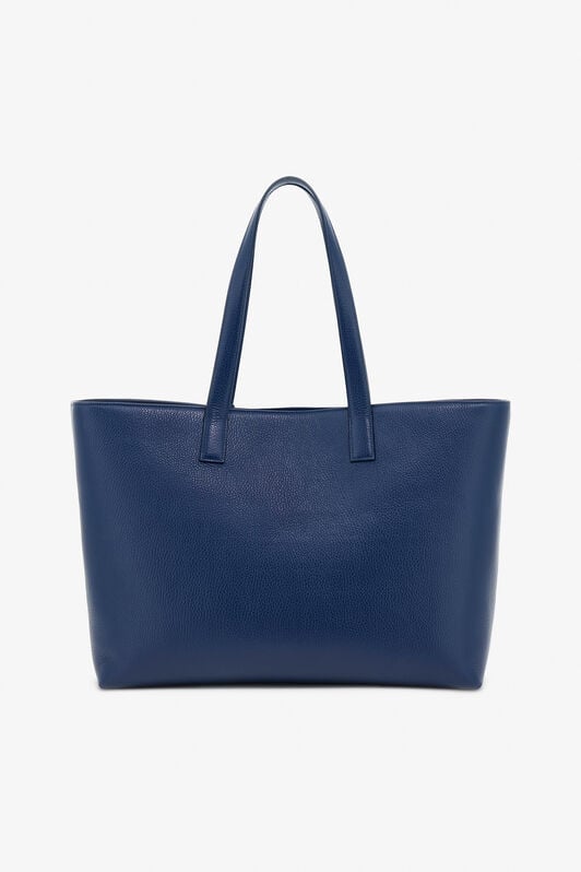 RC Blue Leather Shopping Bag With RC Monogram Blue SKB016-PZ241