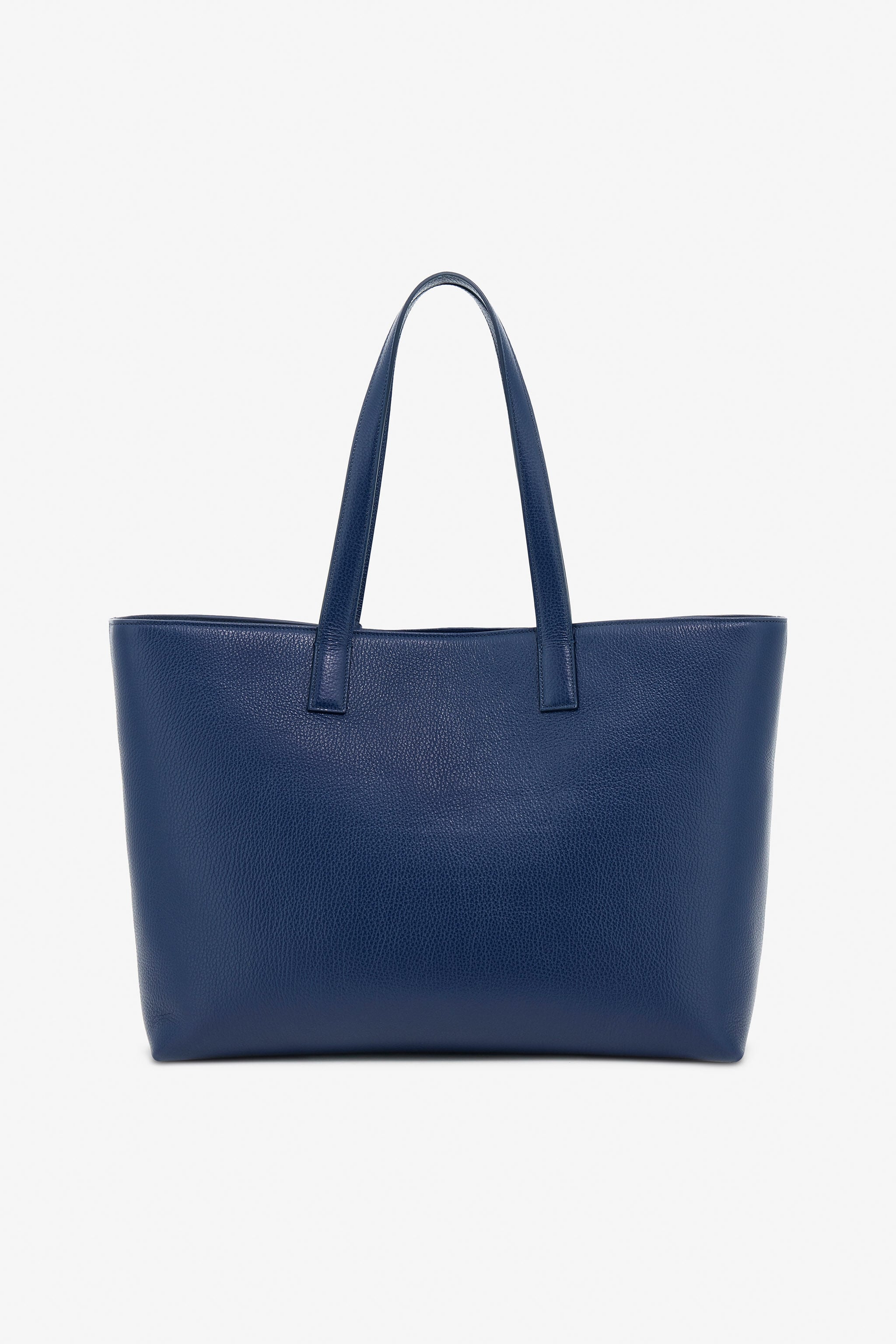 RC Blue Leather Shopping Bag With RC Monogram Blue SKB016-PZ241