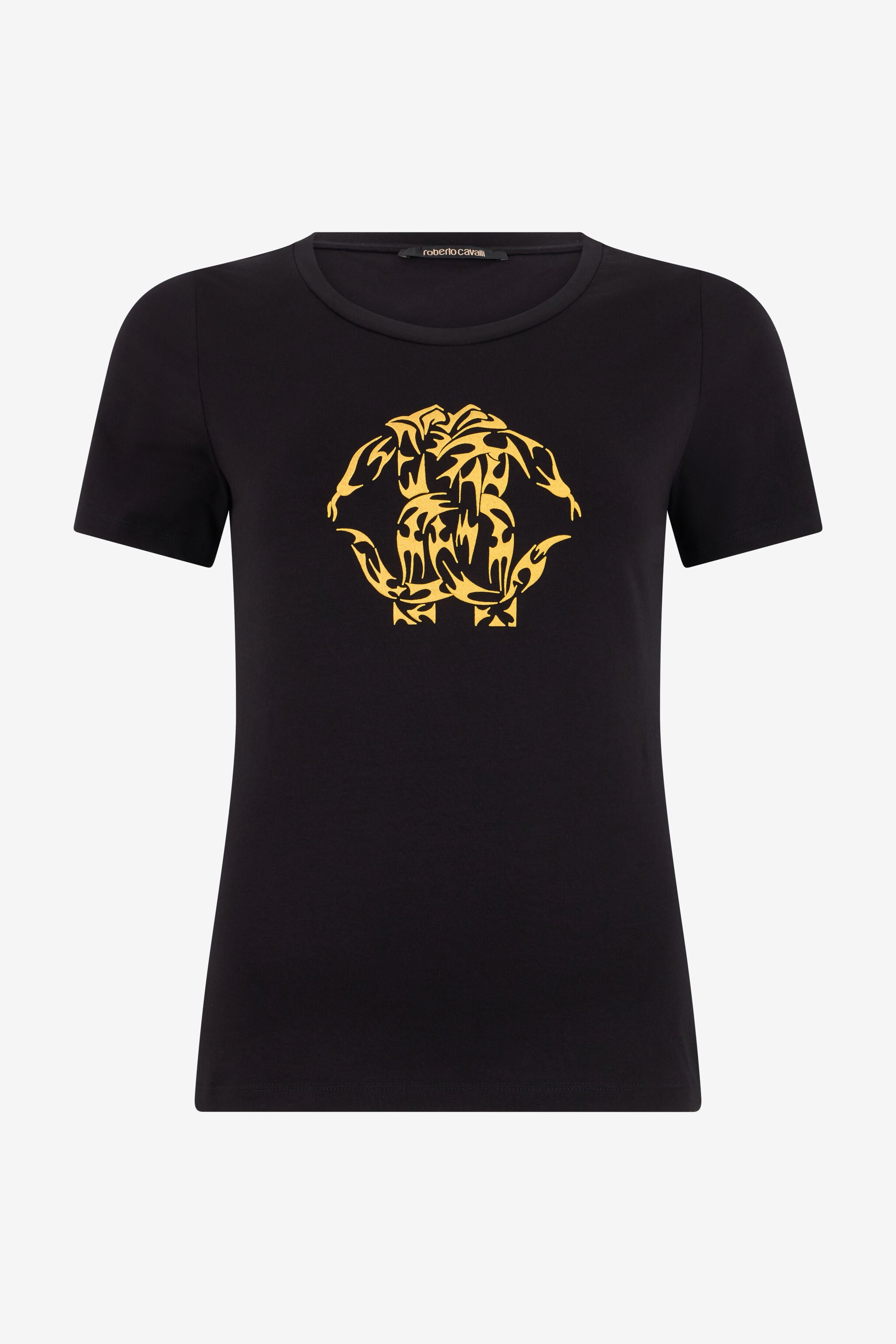 RC Schwarzes Slim-Fit T-Shirt RC Schwarzes Slim-Fit T-Shirt BLACK TOT60A-JD003