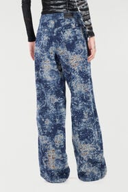 RC Loose Fit Bleached-Effect Jeans BLU SCURO VKJ207-VT012