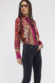 JC Just Cavalli shirt Fuchsia SFT103-SF948