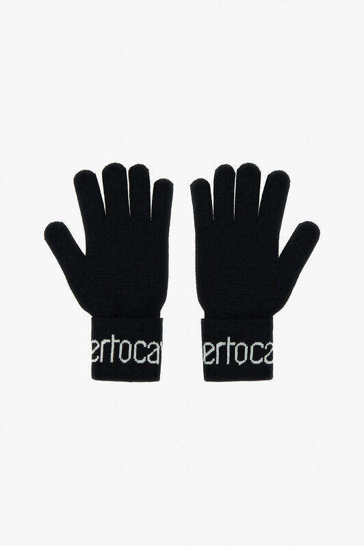 RC Wool Blend Gloves with Logo Black TALR25-IR042