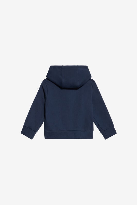 JU Hooded Sweatshirt With Branded Bands JU Hooded Sweatshirt With Branded Bands Dark blue UJT691-CF050