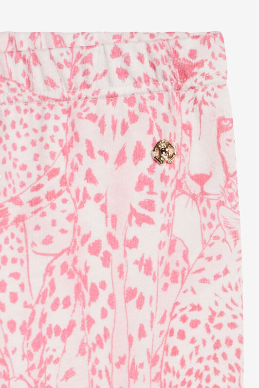 JU Pantaloni Sportivi Stampa Ghepardi Rosa UJT225-JFO37