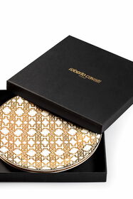 HO Monogram Gold 2 Fruit Plates Gold RALA35-IA040