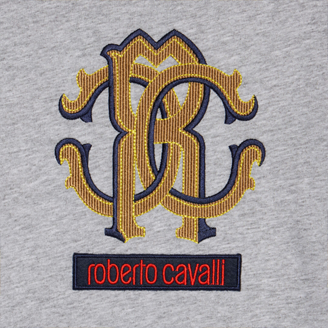 JU T-Shirt With Monogram RC GREY MELANGE VJT60F-JD001