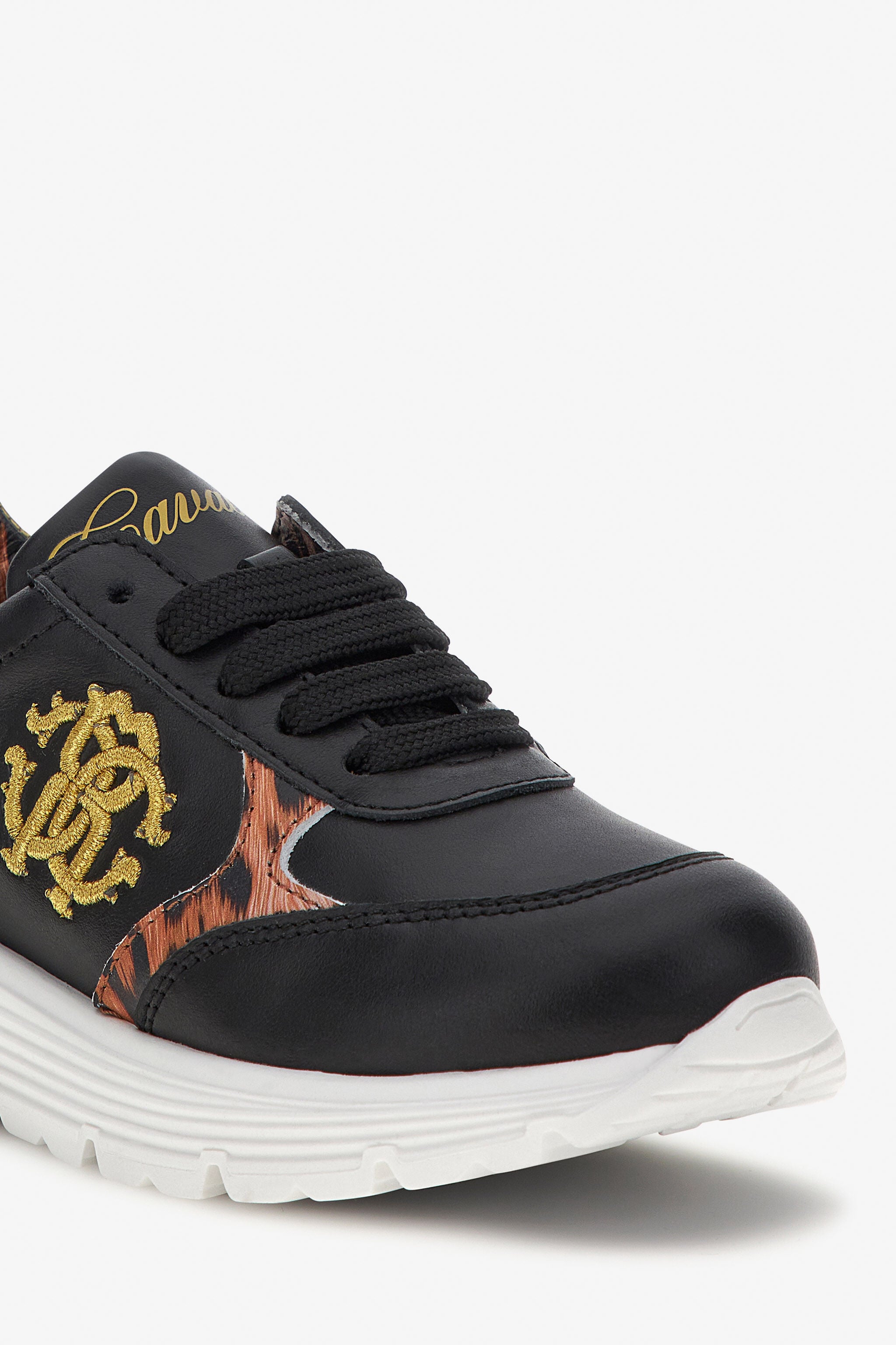 JU Sneaker JU Sneaker Black/Gold RJS01U-PZJ10