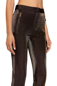 RC Lurex skinny trousers GOLD/BLACK KQT224-JE055