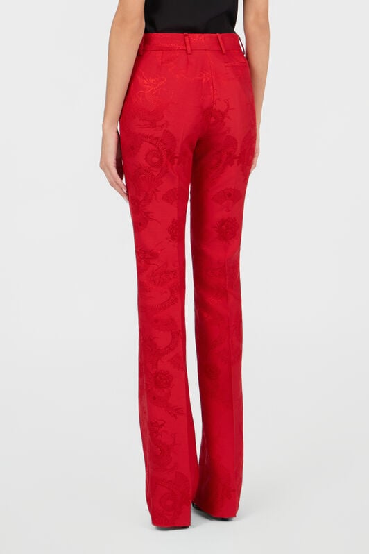 RC Pantalon Dunkelrot Mit Drachenmotiv RC Pantalon Dunkelrot Mit Drachenmotiv ROSSO SCURO 191664 VQT207-TJ033