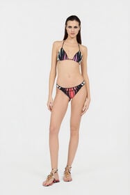 RC Ray Of Paradise Print Swimsuit Bikini Bottom CORAL XKW015-HVM33