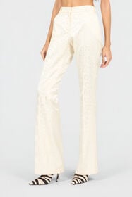 RC Pantaloni Avorio Con Motivo Jaguar IVORY XQT207-TJ033