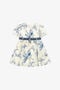 JU Blue Baroque Bird Print Dress JU Blue Baroque Bird Print Dress Light blue SJT148-DQL49