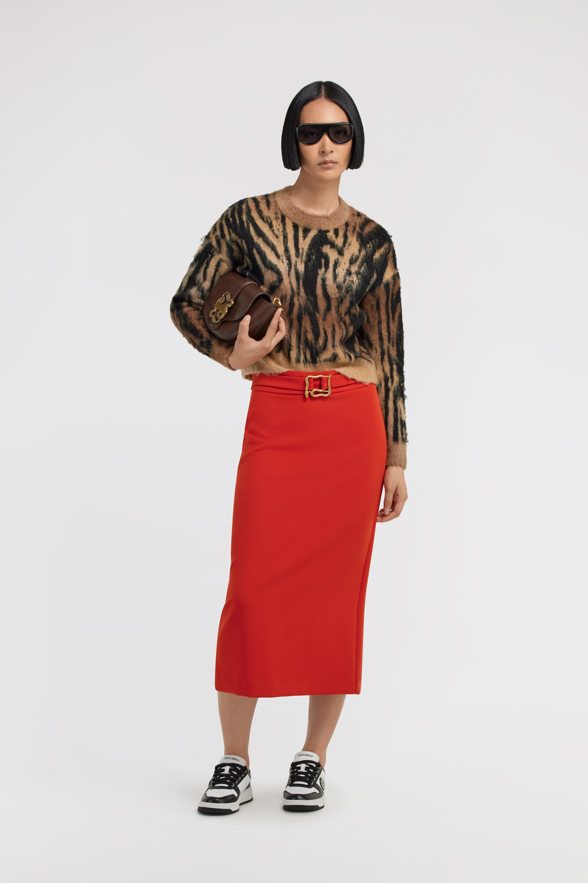 JC Just Cavalli Skirt JC Just Cavalli Skirt Rot TFT093-TF139