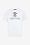 RC Weißes T-Shirt mit Monogram RC RC Weißes T-Shirt mit Monogram RC WHITE QOT60D-JD060