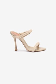 RC Sandals With Braiding Ivory UWS005-PZI11