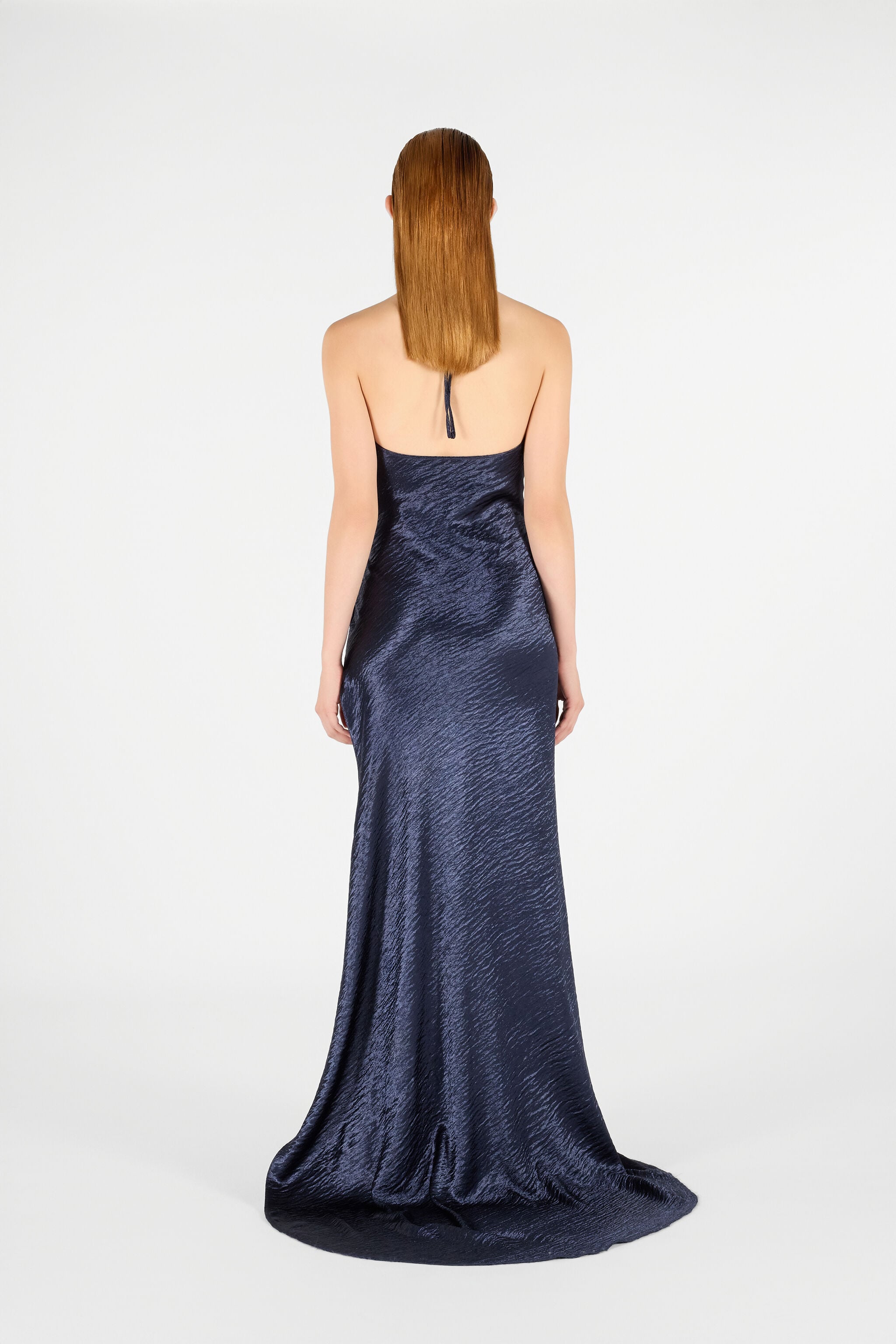 RC Long Dress with Cowl Neck RC Long Dress with Cowl Neck Dark blue UWT125-TO009