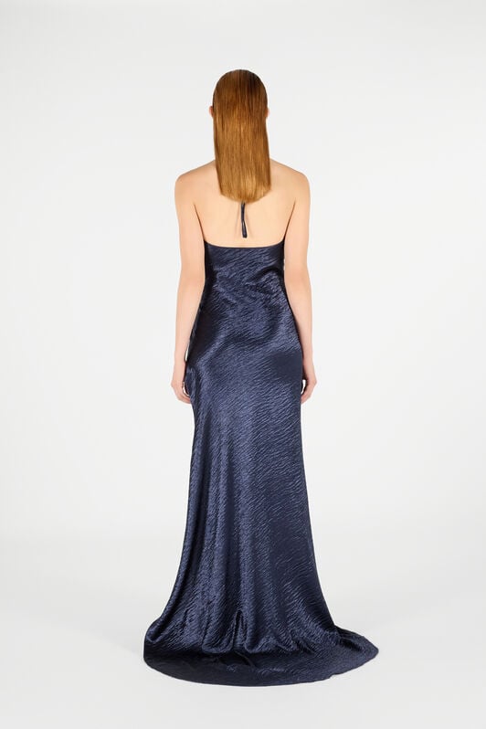 RC Long Dress with Cowl Neck RC Long Dress with Cowl Neck Dark blue UWT125-TO009