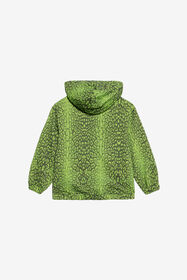JU Grüner Hoodie mit Jaguar-Print GREEN XJT66R-FXS71
