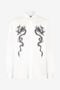 RC Chemise En Coton Avec Dragons RC Chemise En Coton Avec Dragons Blanc VNT712-CH026