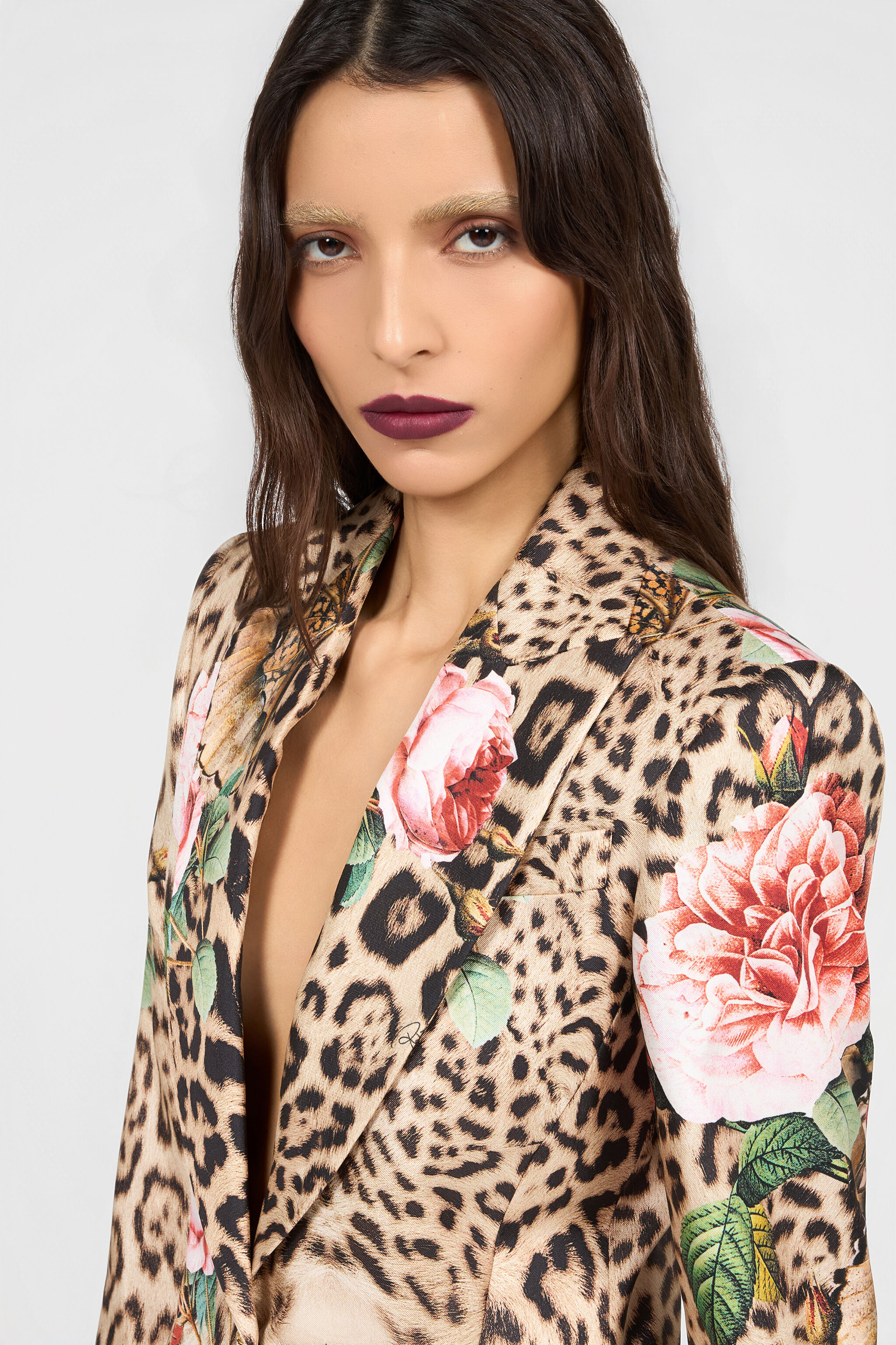 RC Jaguar Roses Print Jacket RC Jaguar Roses Print Jacket NATURAL XQT401-OZT24
