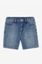 JU RC Monogram-Embroidered Denim Shorts JU RC Monogram-Embroidered Denim Shorts Dark blue RJJ200-DS015