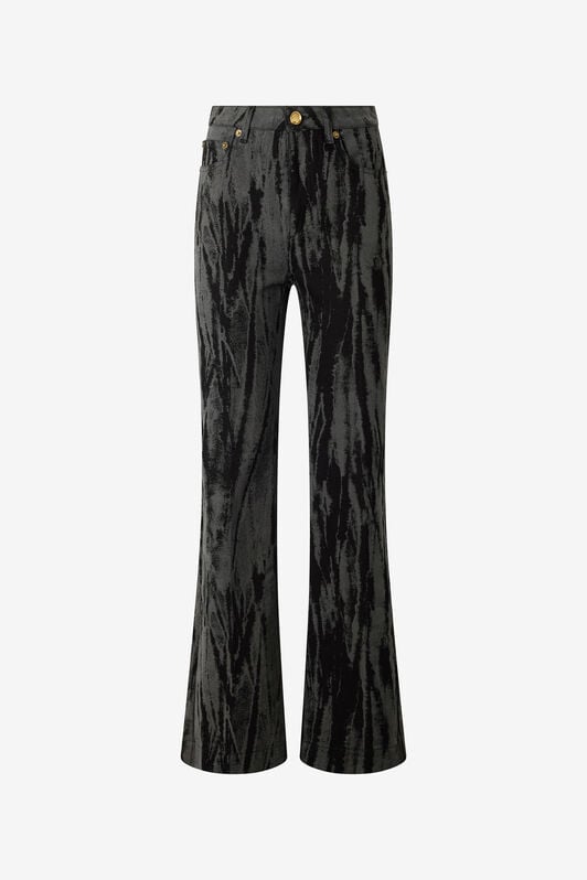 RC Black Denim Jeans With A Streak Effect RC Black Denim Jeans With A Streak Effect Black VWJ221-DE013