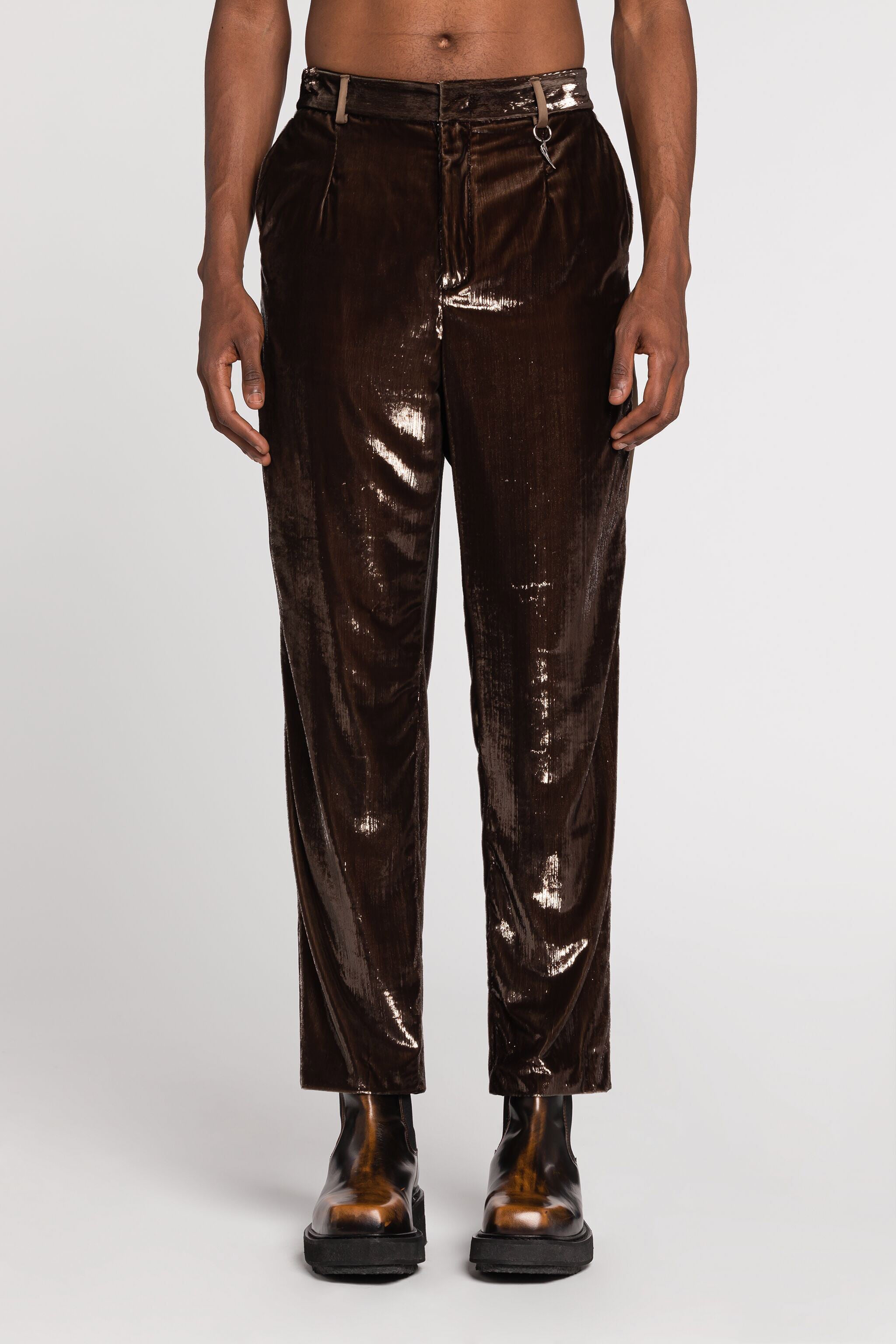 RC Tailored Straight-Leg Trousers RC Tailored Straight-Leg Trousers Dark brown RRT211-8R010