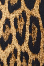 RC Jaguar Skin Print Wrap Midi Dress NATURALE VWT195-JRQ71