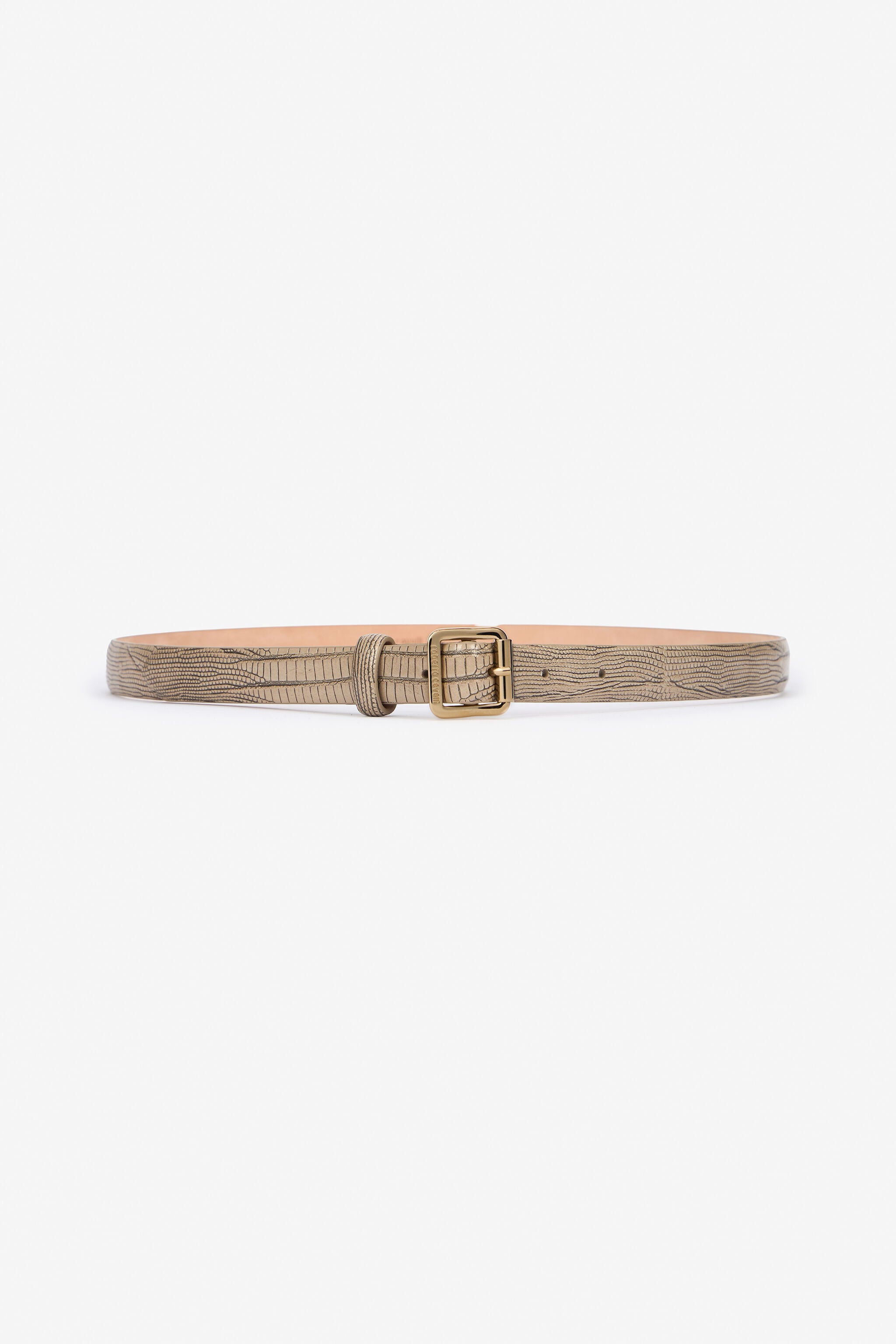 RC Ivory Belt With Cobra Print RC Ivory Belt With Cobra Print Ivory VWC002-PZ119