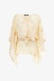 RC Ray of Gold Print Silk Blend Kaftan RC Ray of Gold Print Silk Blend Kaftan Ivory TKT725-HLI15